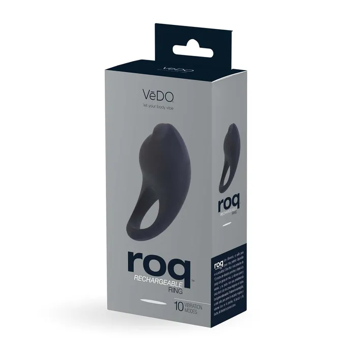 Anal VeDO Roq Rechargeable Ring Just Black
