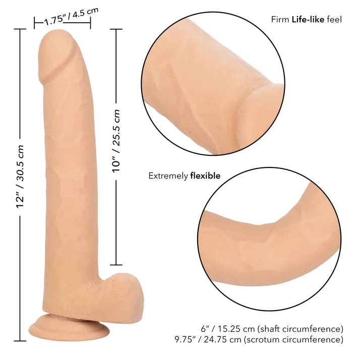 CalExotics Anal Size Queen 10 inch255 Cm Ivory CalExotics Anal Size Queen 10 inch255 Cm Ivory