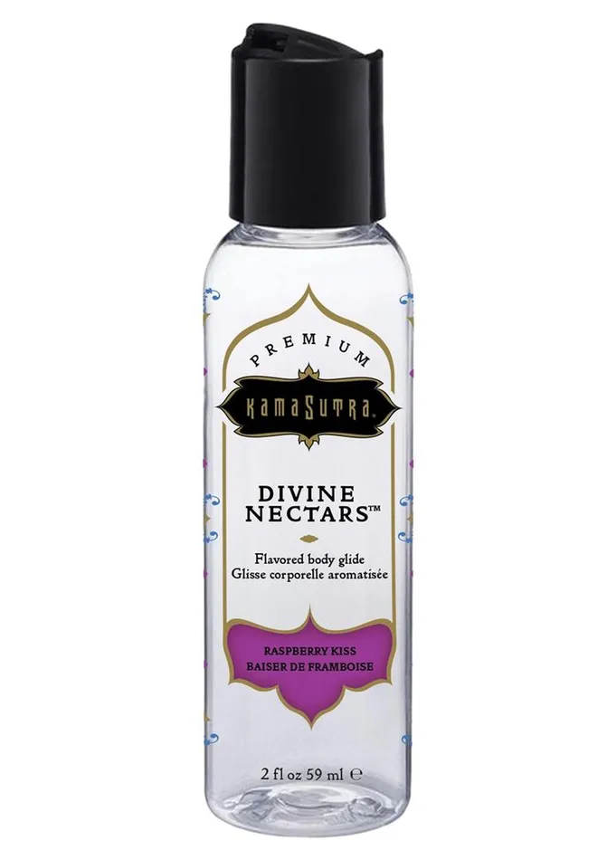 Kama Sutra Divine Nectars Water Based Flavored Body Glide Lubricant 2oz Raspberry Kiss Divine Nectars Female Sex Toys Kama Sutra Divine Nectars Water Based Flavored Body Glide Lubricant 2oz Raspberry Kiss Divine Nectars Female Sex Toys