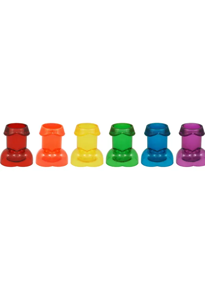 Kheper Games Rainbow Shot Glass Set 6 Anal