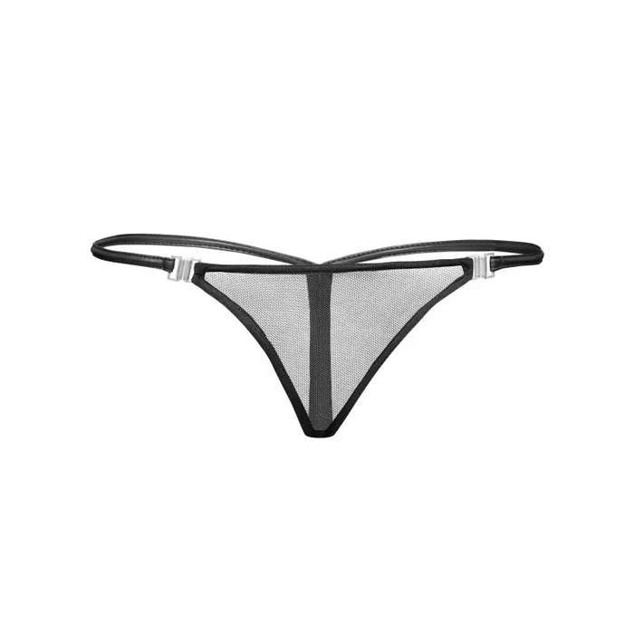 Noir Vibrators Inviting Tulle GString