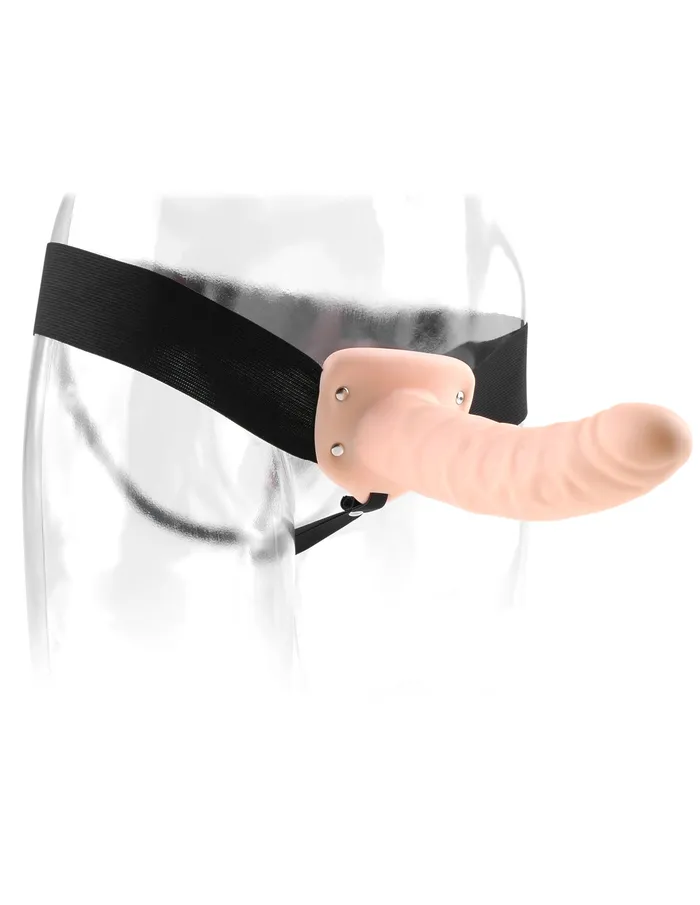 Pipedream Female Sex Toys Fetish Fantasy Series 8 Inch Hollow Strapon Flesh