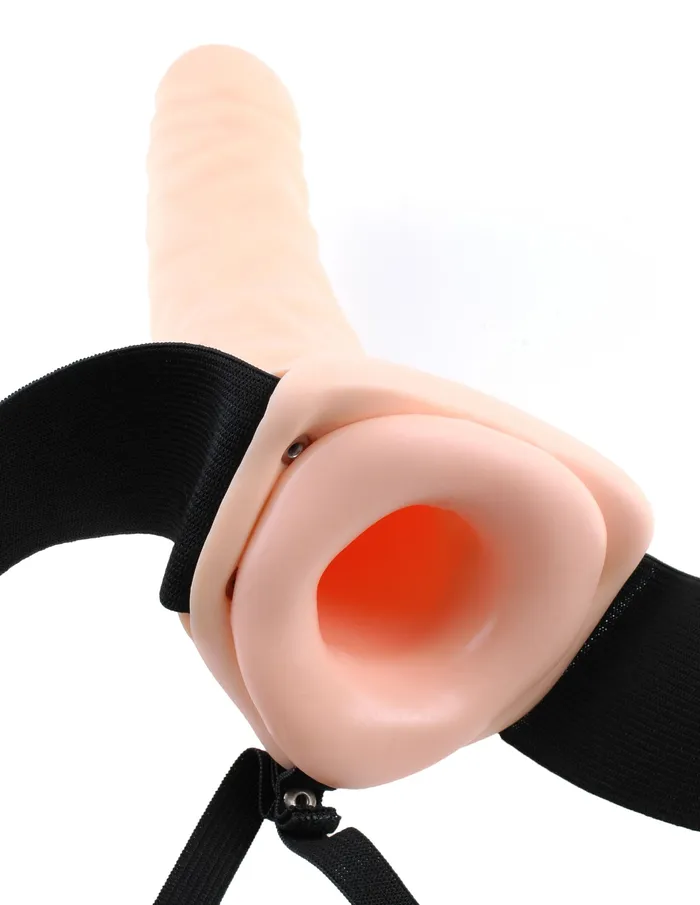 Pipedream Female Sex Toys Fetish Fantasy Series 8 Inch Hollow Strapon Flesh Pipedream Female Sex Toys Fetish Fantasy Series 8 Inch Hollow Strapon Flesh
