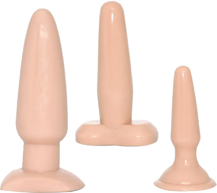 Vanilla Dip Butt Plugs Flesh Excellent Power Dildos