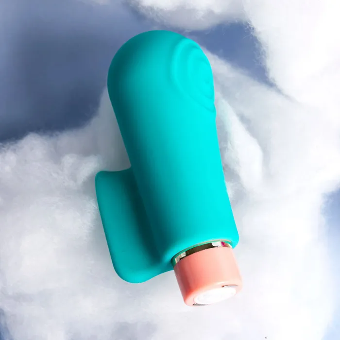Blush Female Sex Toys Aria Sensual AF Teal Rechargeable Finger Vibrator Blush Female Sex Toys Aria Sensual AF Teal Rechargeable Finger Vibrator