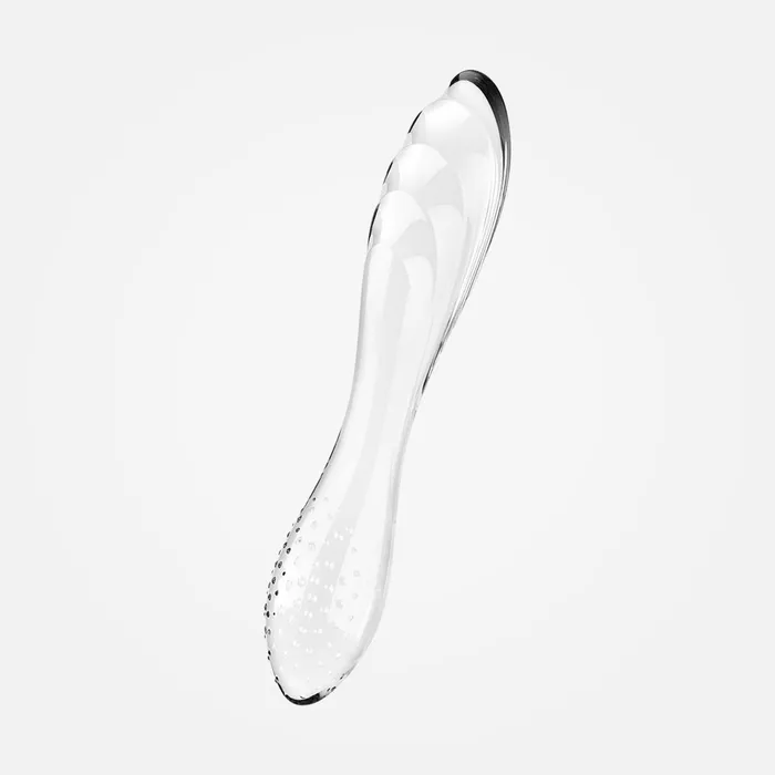 Dildos Satisfyer Dazzling Crystal 1 Clear Glass Double Ended Dildo