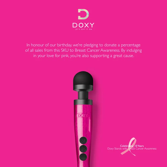 Doxy Doxy Die Cast 3 Hot Pink Vibrators
