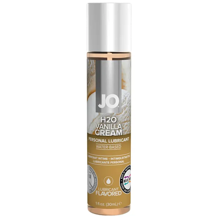 H2O Flavored Lube 1oz30ml in Vanilla Cream pinkcherry Dildos