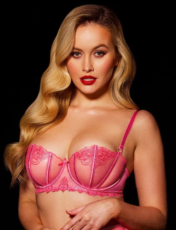 Honey Birdette Vibrators Natalie Pink Bra
