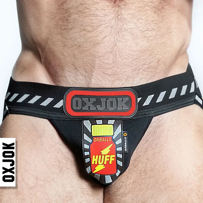 OXJok Pjock 3d Rubber Patch Pouch Blackred Xl Anal