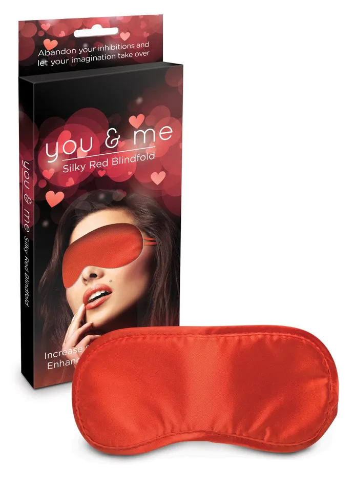 You Me Silky Red Blindfold Creative Conceptions Vibrators