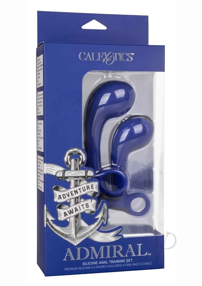Admiral Admiral Silicone Anal Training Set 2 piece Blue Anal