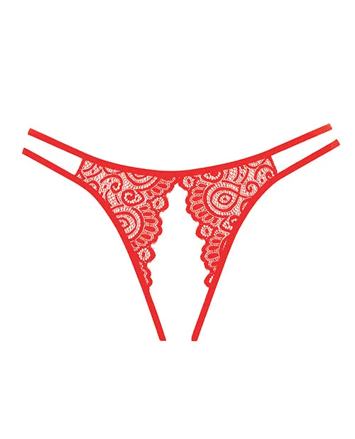 Adore Lovestruck Panty Red OS Adore Vibrators