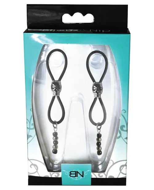 Anal Bijoux De Nip Bijoux de Nip Nipple Halos Black Skull Slider BlackSilver Anal Bijoux De Nip Bijoux de Nip Nipple Halos Black Skull Slider BlackSilver