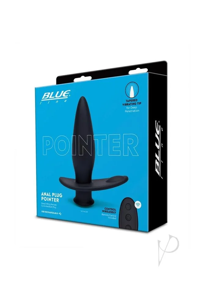Anal Blue Line Pointer Silicone Deep Drilling Butt Plug with Remote Control Black Blue Line Cand B Gear Anal Blue Line Pointer Silicone Deep Drilling Butt Plug with Remote Control Black Blue Line Cand B Gear