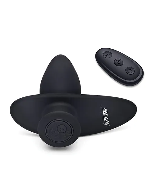 Anal Blue Line Pointer Silicone Deep Drilling Butt Plug with Remote Control Black Blue Line Cand B Gear Anal Blue Line Pointer Silicone Deep Drilling Butt Plug with Remote Control Black Blue Line Cand B Gear