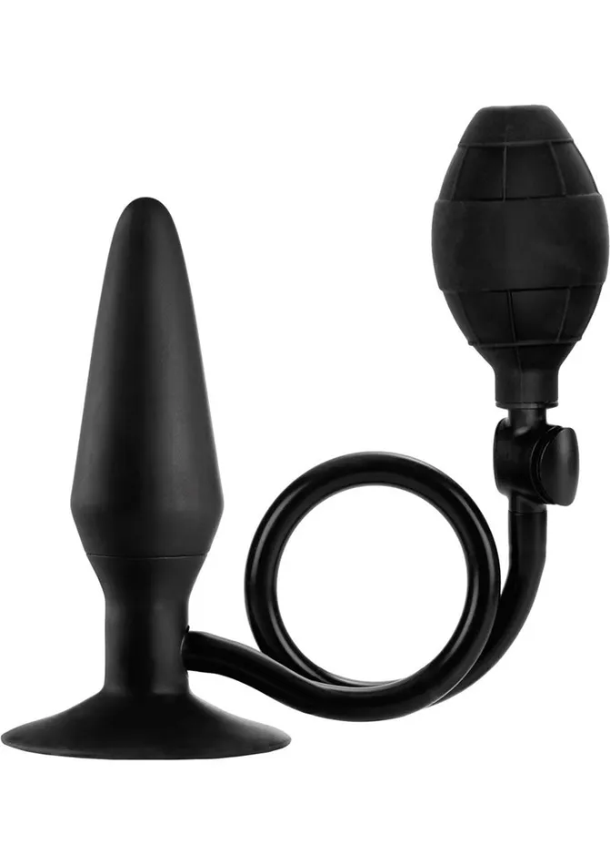 Anal Booty Call Silicone Booty Pumper Butt Plug Medium Black Booty Call