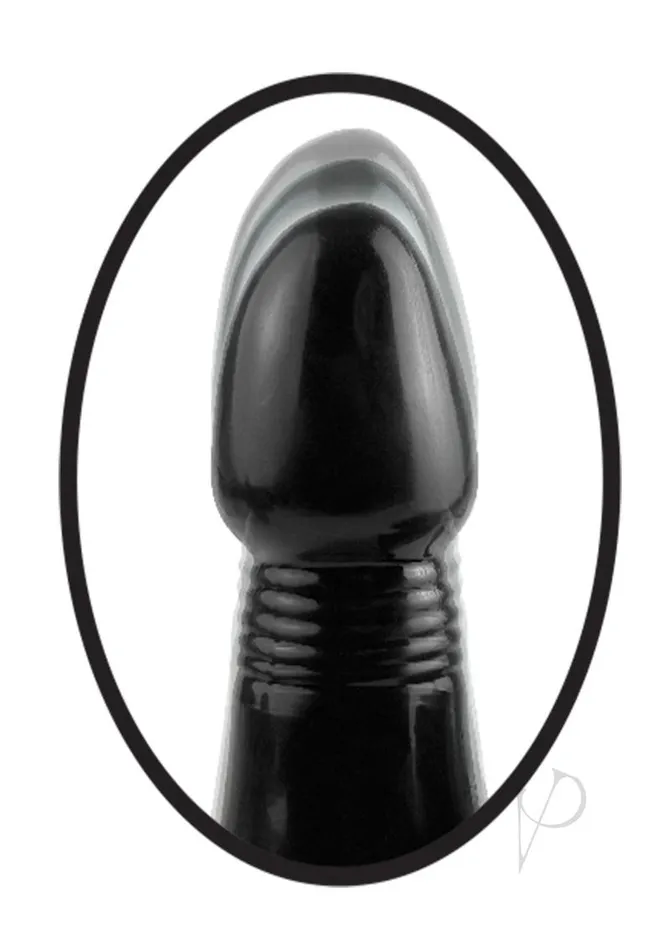 Anal Fantasy Collection Anal Anal Fantasy Collection Silicone Vibrating Anal Probe with Wired Remote Control Black