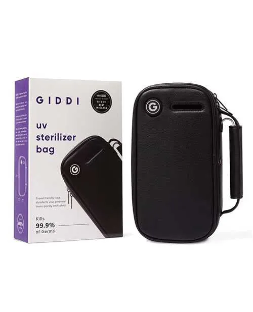 Anal Giddi UV Sterilizer Bag Black Allness Brands Anal Giddi UV Sterilizer Bag Black Allness Brands