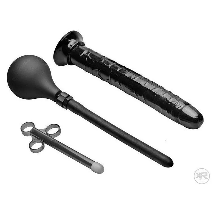 Anal Go Deep Anal Cleansing Kit with Huge Dildo CleanStream