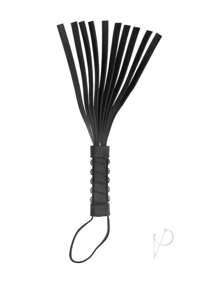 Anal Ouch Ouch Skulls and Bones Skull Whip Black
