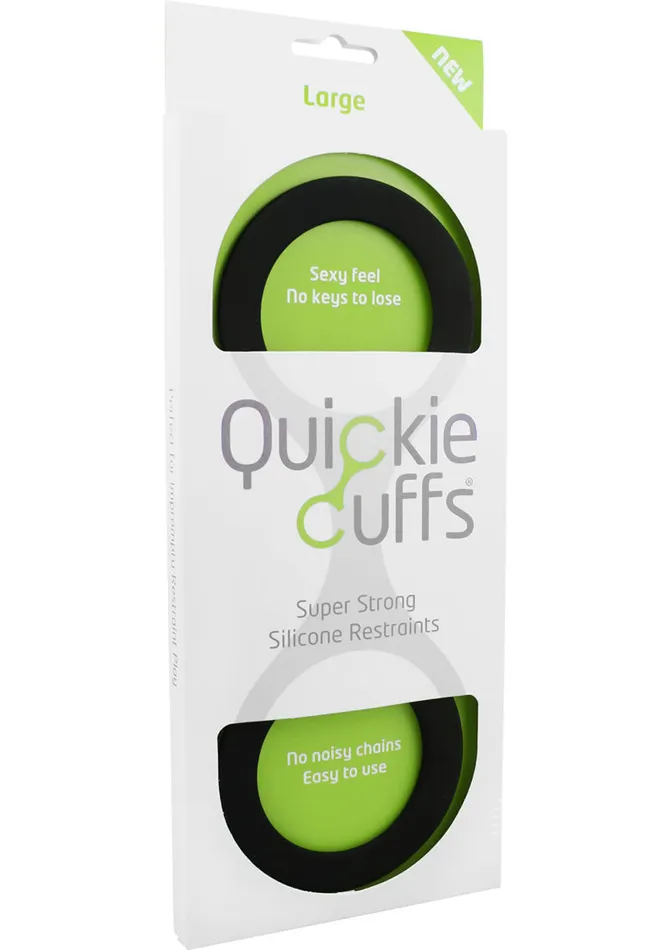 Anal Quickie Cuffs Large Black Quickie