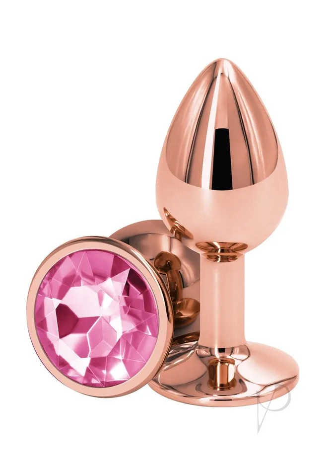 Anal Rear Assets Rose Gold Anal Plug Small Pink Rear Assets