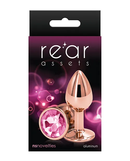 Anal Rear Assets Rose Gold Anal Plug Small Pink Rear Assets