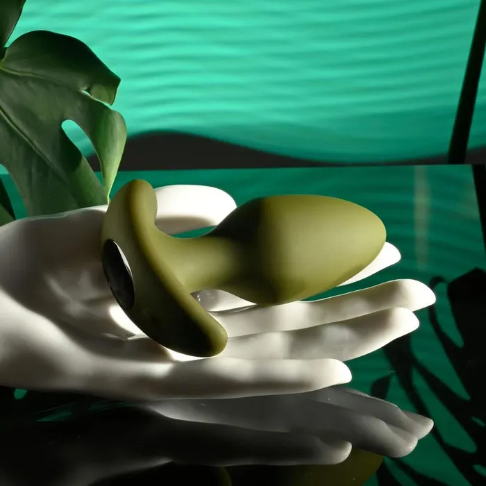 Anal Selopa Selopa THE COLONEL Green Vibrating Butt Plug