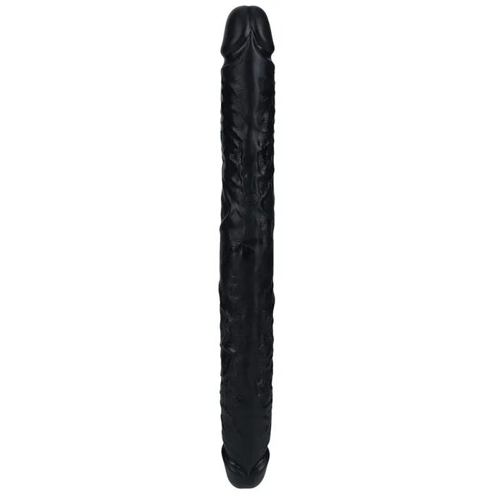 Anal Shots Toys REALROCK 16 Inch Thick Double Dildo Black