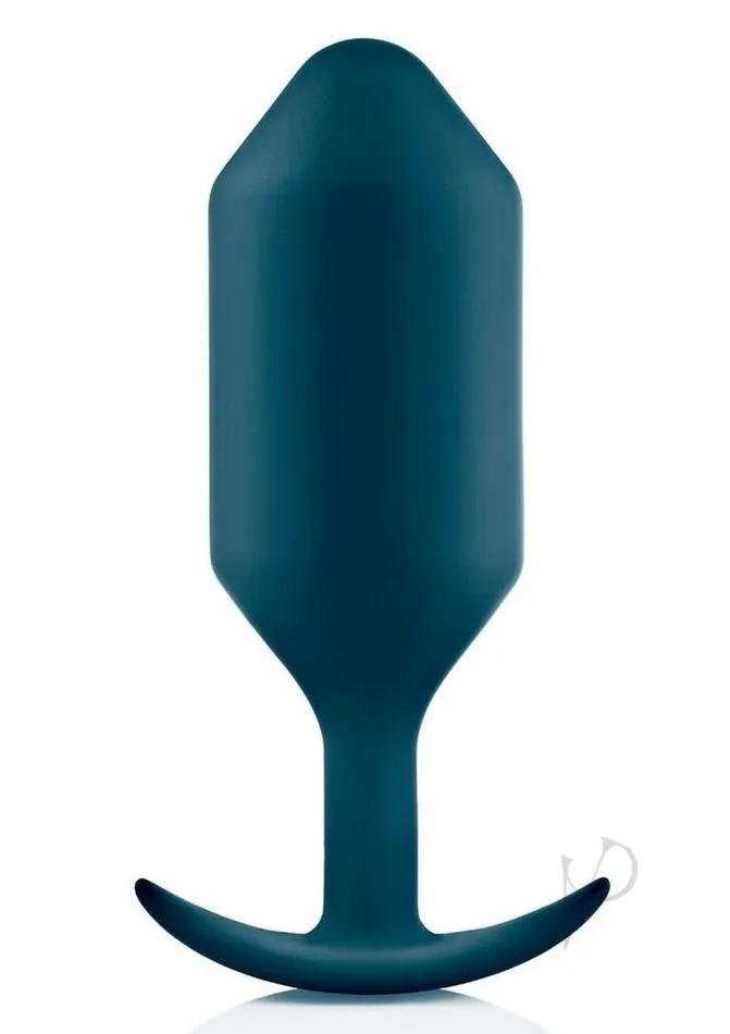 B Vibe Anal BVibe Snug Plug 6 Silicone Weighted Anal Plug Marine Blue