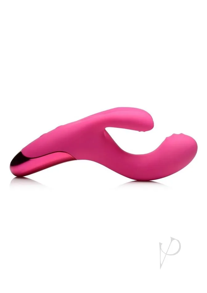 Bang Vibrators Bang Triple Rabbit Silicone Vibrator Pink