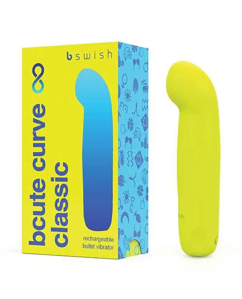 Bcute Vibrators Bcute Curve Infinite Classic Citrus Yellow