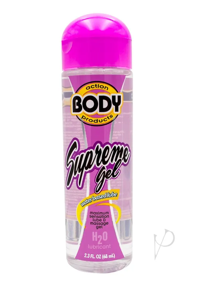 Body Action Products Body Action Supreme Gel Water Based Lubricant 23 oz Anal Body Action Products Body Action Supreme Gel Water Based Lubricant 23 oz Anal