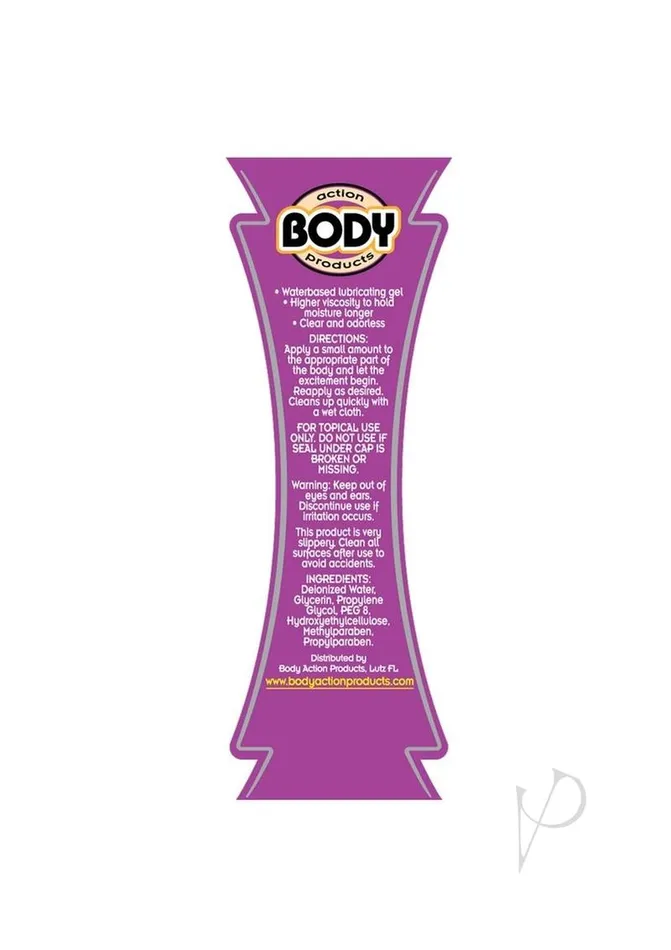 Body Action Products Body Action Supreme Gel Water Based Lubricant 23 oz Anal Body Action Products Body Action Supreme Gel Water Based Lubricant 23 oz Anal