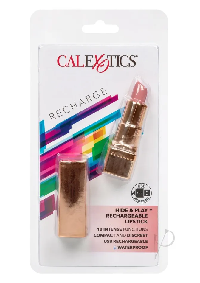 Bullets Couples Hide and Play Rechargeable Lipstick Nude