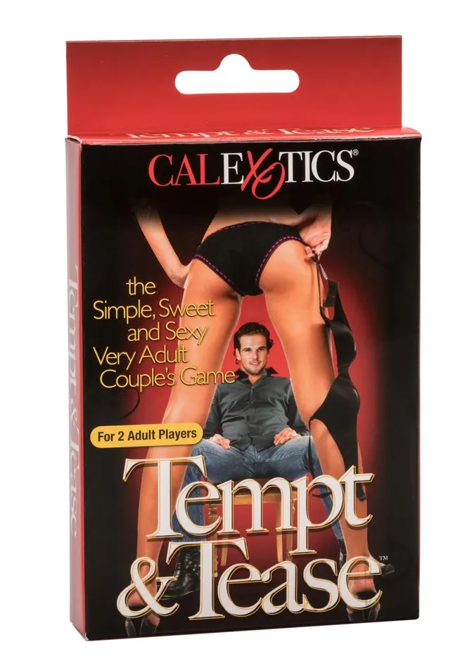Cal Exotics Couples Tempt and Tease Couples Card Game