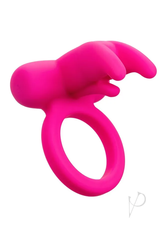 CalExotics Silicone Rechargeable Triple Clit Flicker Cock Ring Pink Couples Enhancers Male Sex Toys CalExotics Silicone Rechargeable Triple Clit Flicker Cock Ring Pink Couples Enhancers Male Sex Toys