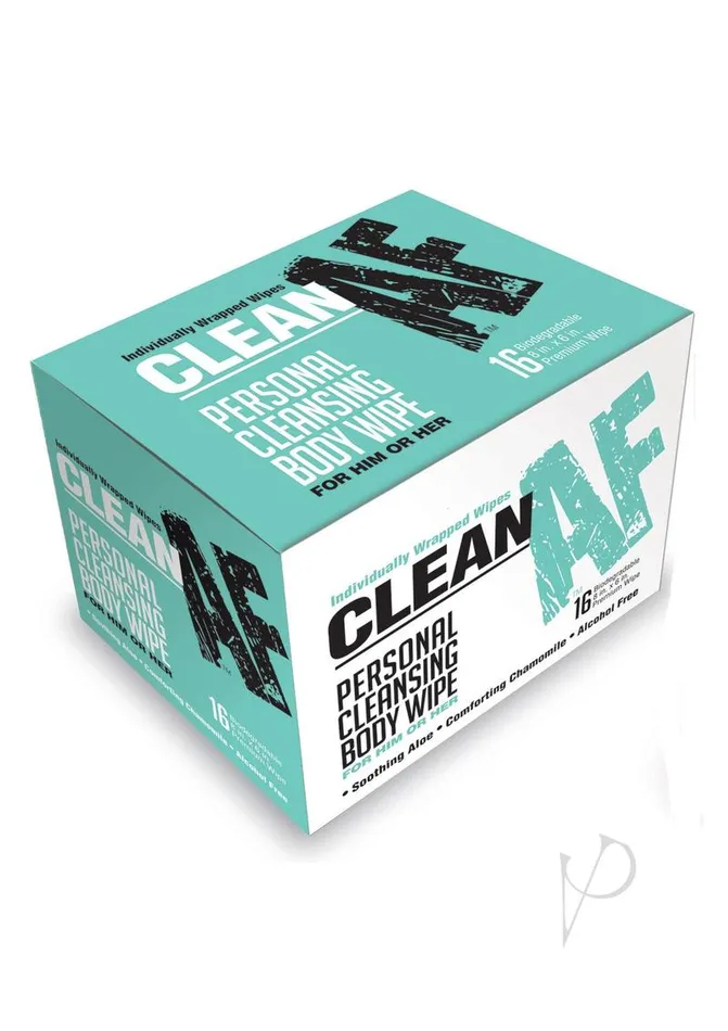 Clean AF Wipes 16 per box Af Vibrators
