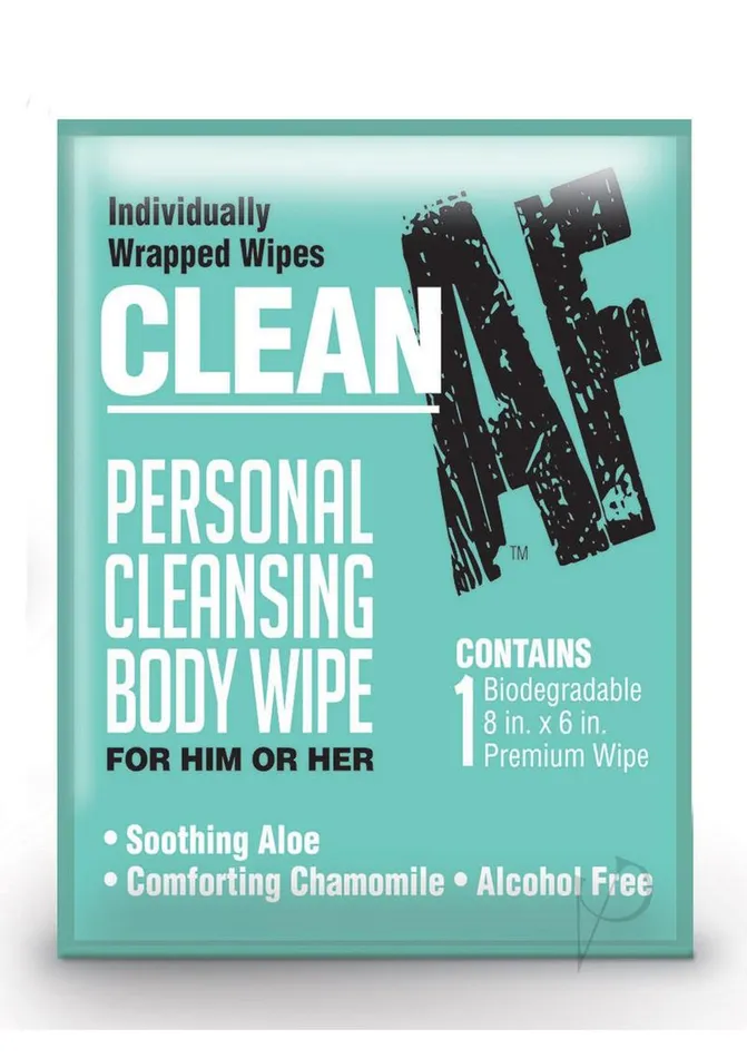 Clean AF Wipes 16 per box Af Vibrators Clean AF Wipes 16 per box Af Vibrators