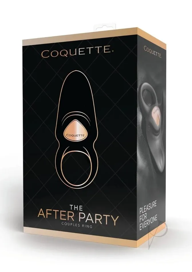 Coquette The After Party Silicone Rechargeable Couples Ring BlackGold Coquette Anal Coquette The After Party Silicone Rechargeable Couples Ring BlackGold Coquette Anal