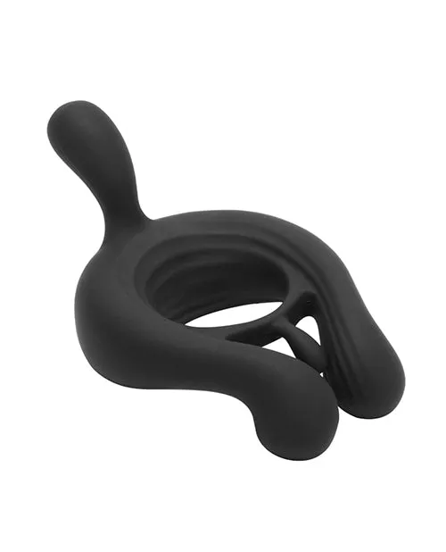 Couples Kairos Vibrating Cock Ring w 3 Bullets Black Honey Play Box Couples Kairos Vibrating Cock Ring w 3 Bullets Black Honey Play Box