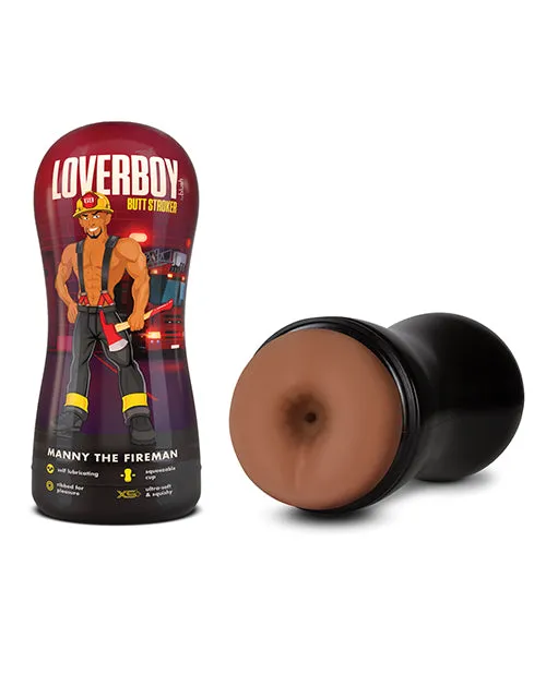 Coverboy Male Sex Toys Coverboy Manny The Fireman Self Lubricating Anal Pocket Stroker Caramel