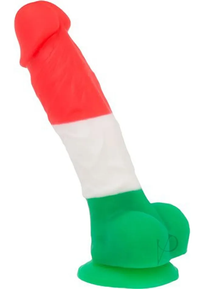 Dildos Addiction Addiction Toy Collection Leonardo Silicone Dildo with Balls 7in Multicolor