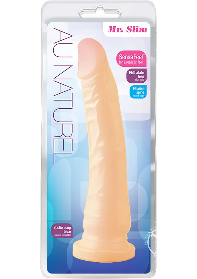 Dildos Au Naturel Au Naturel Mr Slim Dildo 95in Vanilla