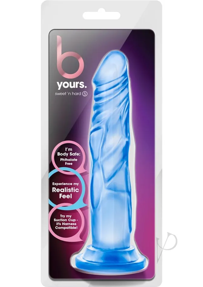 Dildos B Yours B Yours Sweet N Hard 5 Dildo 75in Blue