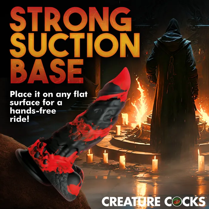 Dildos Creature Cocks Fire Demon Monster Silicone Dildo