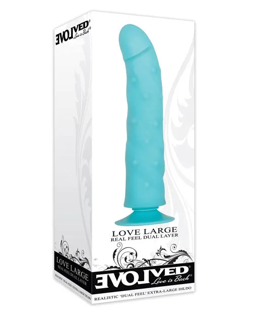 Dildos Evolved Evolved Love Large Dildo Blue Dildos Evolved Evolved Love Large Dildo Blue