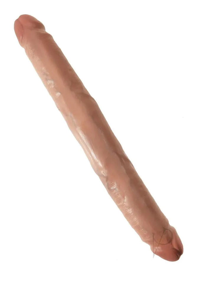 Dildos King Cock King Cock Slim Double Dildo 12in Caramel