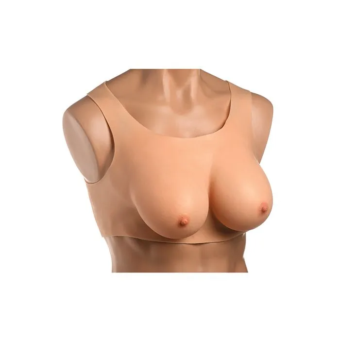 Dildos Master Series Perky Pair D Cup Silicone Breasts Light